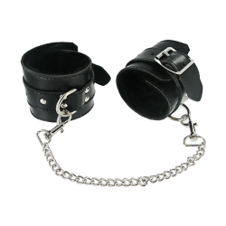 Strict Leather Black Bondage Set