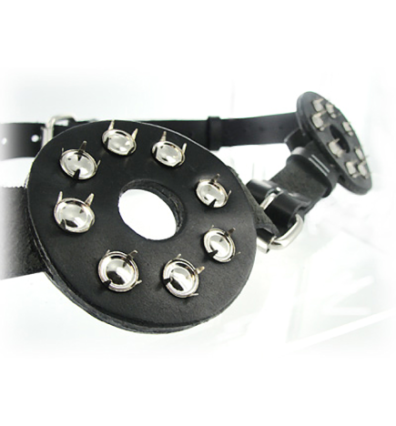 Studded Spiked Breast Binder with Nipple Holes