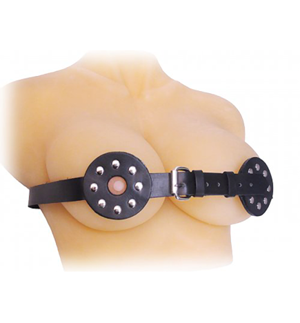 Studded Spiked Breast Binder with Nipple Holes