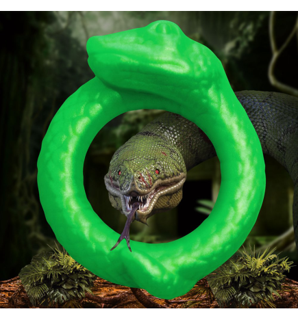 Serpentine Silicone Cock Ring