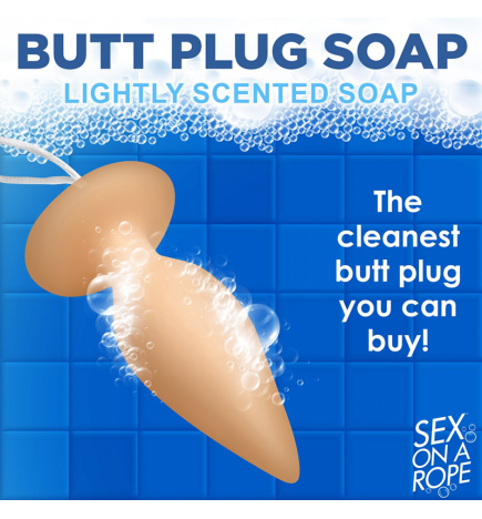 Butt Plug Soap On A Rope