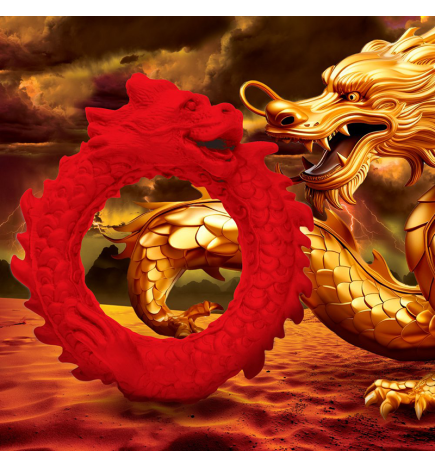 Rise of the Dragon Silicone Cock Ring