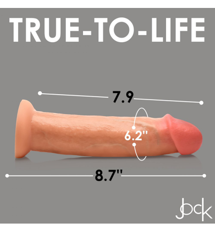 Real Skin Silicone Dildo - 8.5 Inch