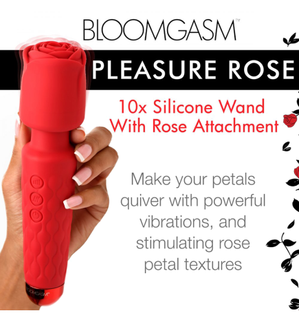 Deluxe Silicone Rose Wand