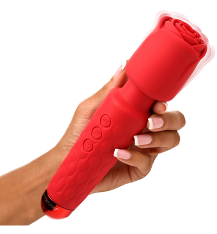 Deluxe Silicone Rose Wand