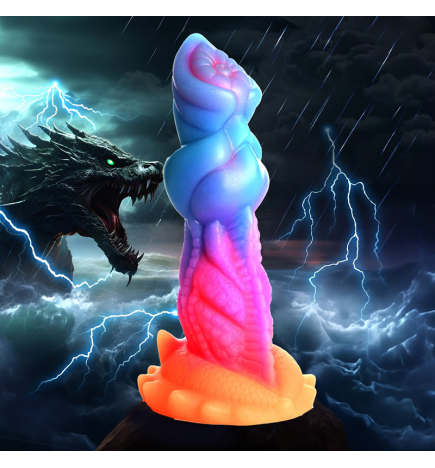 Aqua-Cock Glow-In-The-Dark Silicone Dildo