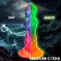 Aqua-Cock Glow-In-The-Dark Silicone Dildo Aqua-Cock Glow-In-The-Dark Silicone Dildo