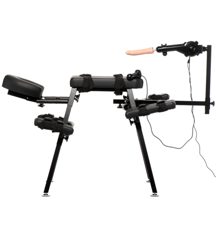 Obedience Chair with Sex Machine