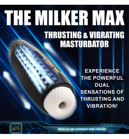 The Milker Max Thrusting and Vibrating Masturbator