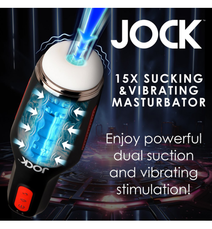 Jock 15X Sucking and Vibrating Masturbator