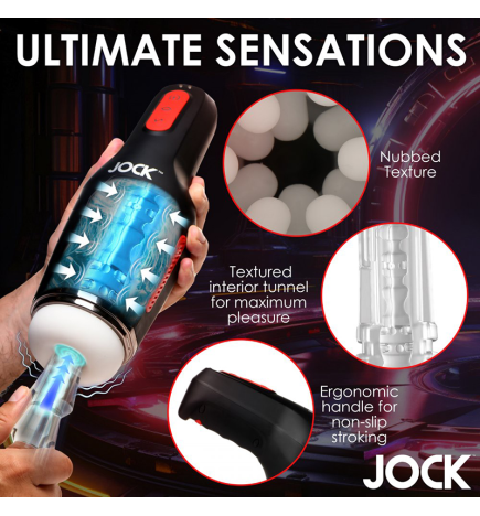 Jock 15X Sucking and Vibrating Masturbator
