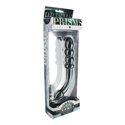 Hamsa Glass Dildo - Smoky Jade