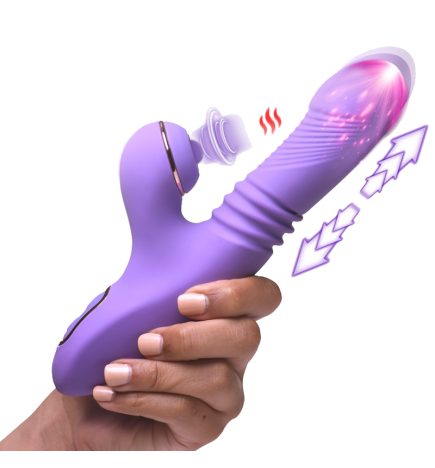 Pro-Thrust Max 14X Thrusting and Pulsing Silicone Rabbit