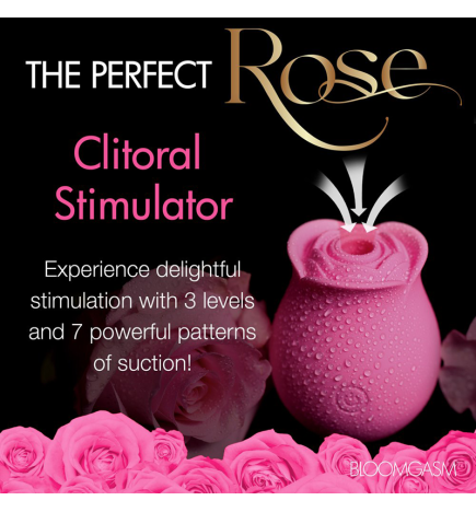 The Perfect Rose Clitoral Stimulator - Pink