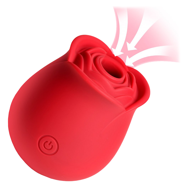 The Perfect Rose Clitoral Stimulator - Red