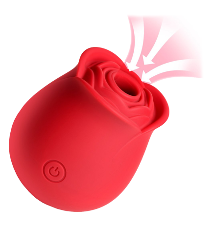 The Perfect Rose Clitoral Stimulator - Red