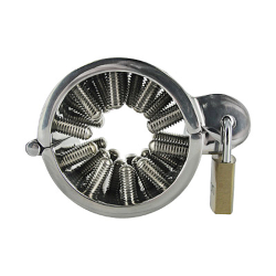 The Constrictor Locking Steel Cock Ring