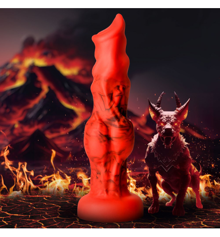 Fire Hound Silicone Dildo - Small