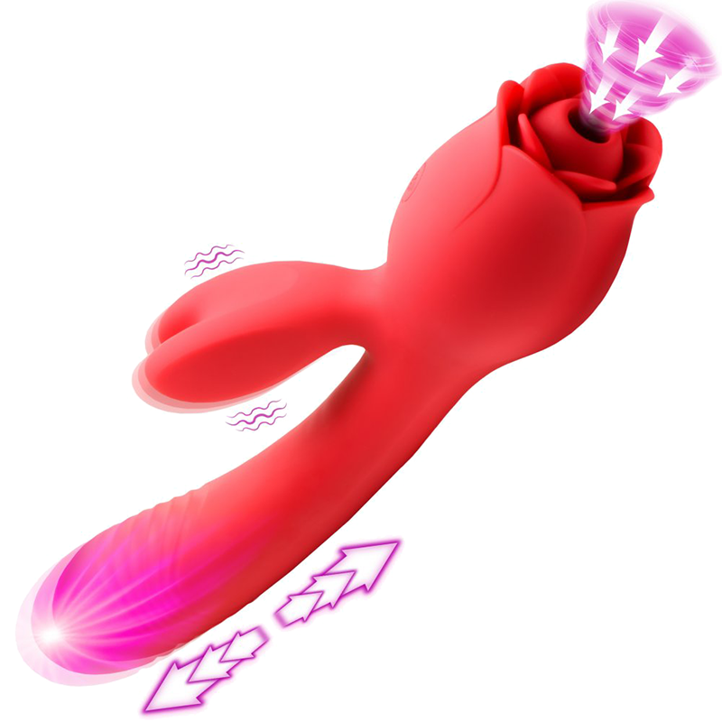 Blooming Bunny Sucking and Thrusting Silicone Rabbit Vibrator Blooming Bunny Sucking and Thrusting Silicone Rabbit Vibrator