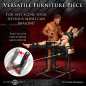 Leg Spreader Obedience Chair with Sex Machine