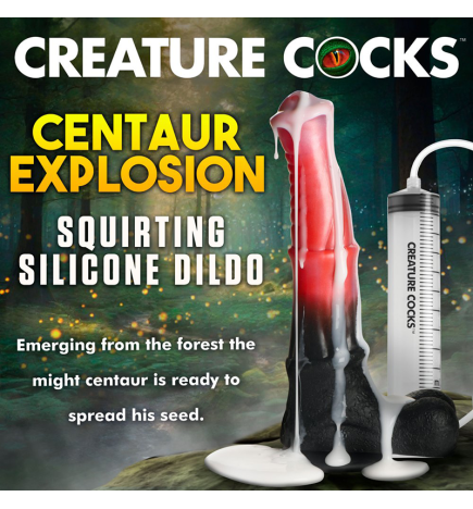 Centaur Explosion Squirting Silicone Dildo