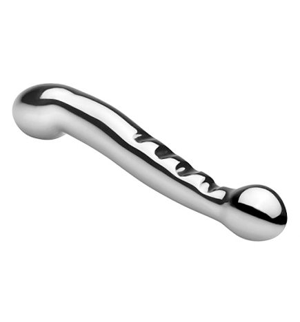 Steel Elegance Dual Dildo