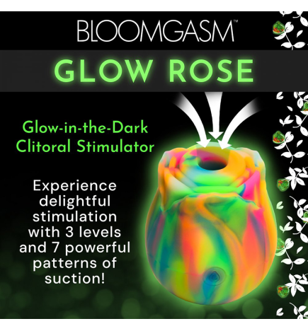 Glow Rose Glow-in-the-Dark Clitoral Stimulator