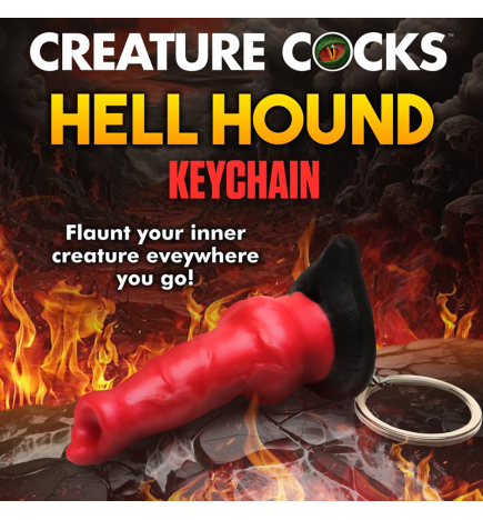 Hell Hound Mini Dildo Key Chain