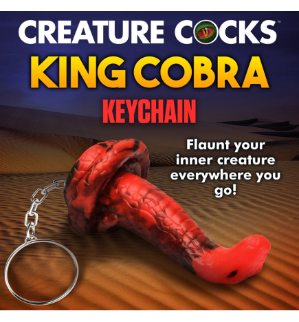 King Cobra Mini Dildo Key Chain