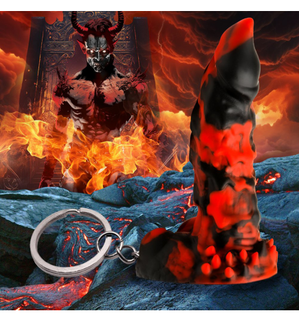 Fire Demon Mini Dildo Key Chain