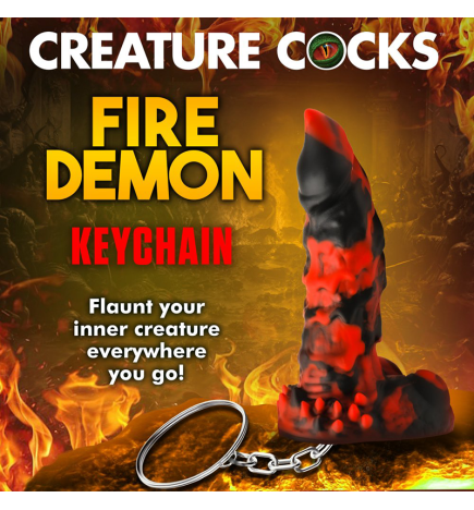 Fire Demon Mini Dildo Key Chain
