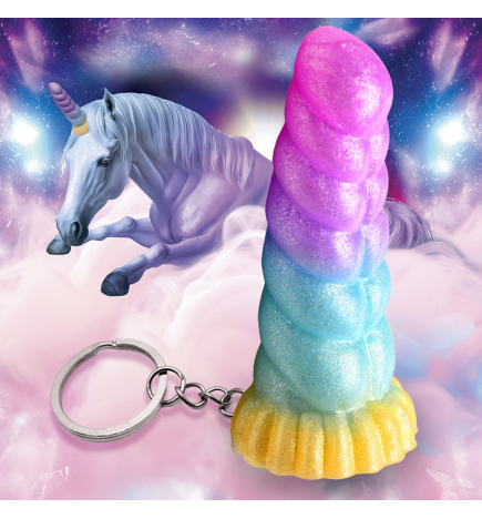 Mystique Unicorn Mini Dildo Key Chain