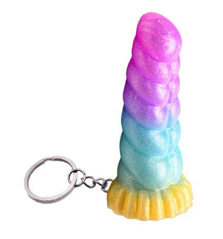 Mystique Unicorn Mini Dildo Key Chain