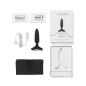 Lovense Hush 2 1" Butt Plug - Black