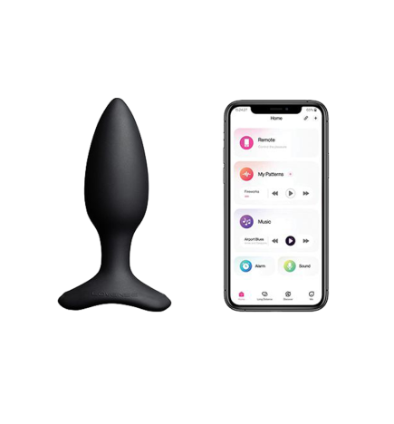 Lovense Hush 2 1.5" Butt Plug - Black