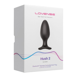 Lovense Hush 2 2.25" Butt Plug - Black
