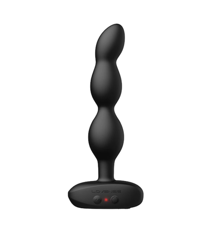 Lovense Ridge Bumpy Anal Plug - Black