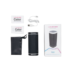 Lovense Calor Compact Heating Masturbator - Black