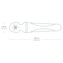 Lovense Domi 2 Flexible Rechargeable Mini Wand - Black
