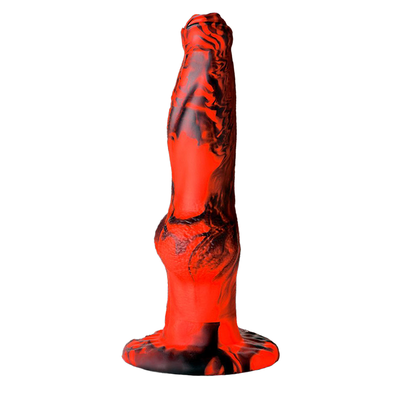 Hell Wolf Thrusting and Vibrating Silicone Dildo