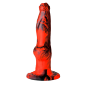 Hell Wolf Thrusting and Vibrating Silicone Dildo