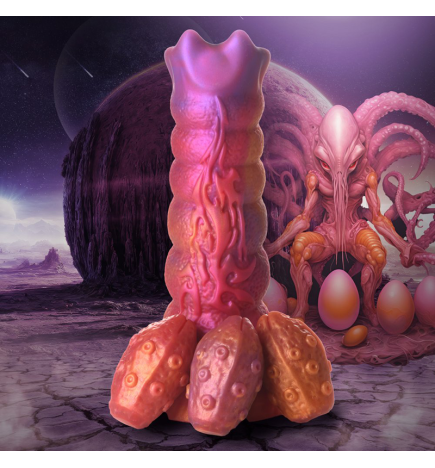 Nymphoid Ovipositor Silicone Dildo