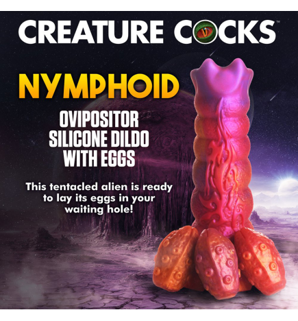 Nymphoid Ovipositor Silicone Dildo