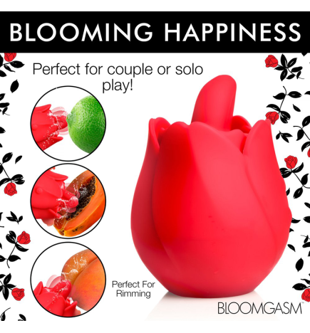 Rose Kisser Licking and Vibrating Digital Clitoral Stimulator