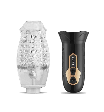 The Male Rose Rotating Blow Job Simulator - Black