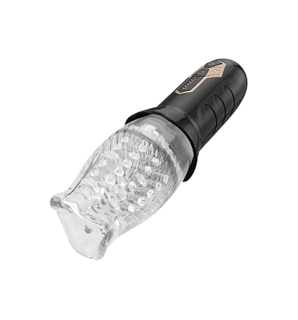 The Male Rose Rotating Blow Job Simulator - Black
