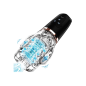 The Male Rose 2 Sucking & Vibrating Blow Job Sucker - Black