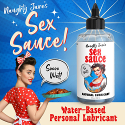 Naughty Jane's Sex Sauce Natural Lubricant - 8 & 16 oz