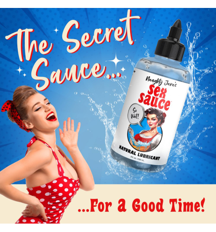 Naughty Jane's Sex Sauce Natural Lubricant - 8 & 16 oz