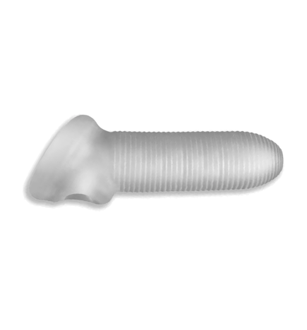 Perfect Fit Fat Boy Micro Ribbed Sheath 5.5" - Clear